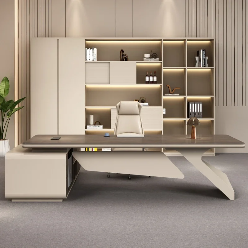 Office Furniture Plan - Bureau met opbergruimte, gaming bureau, executive