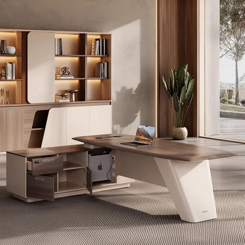 Office Furniture Filing Cabinets - Eenvoudig modern licht high-end leiderschap bureau