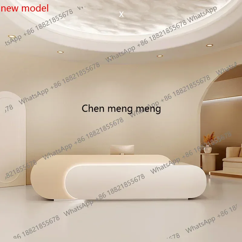 Office Furniture Store - A74Cream Style Schoonheidssalon Receptiebalies Nagelsalon Luxe