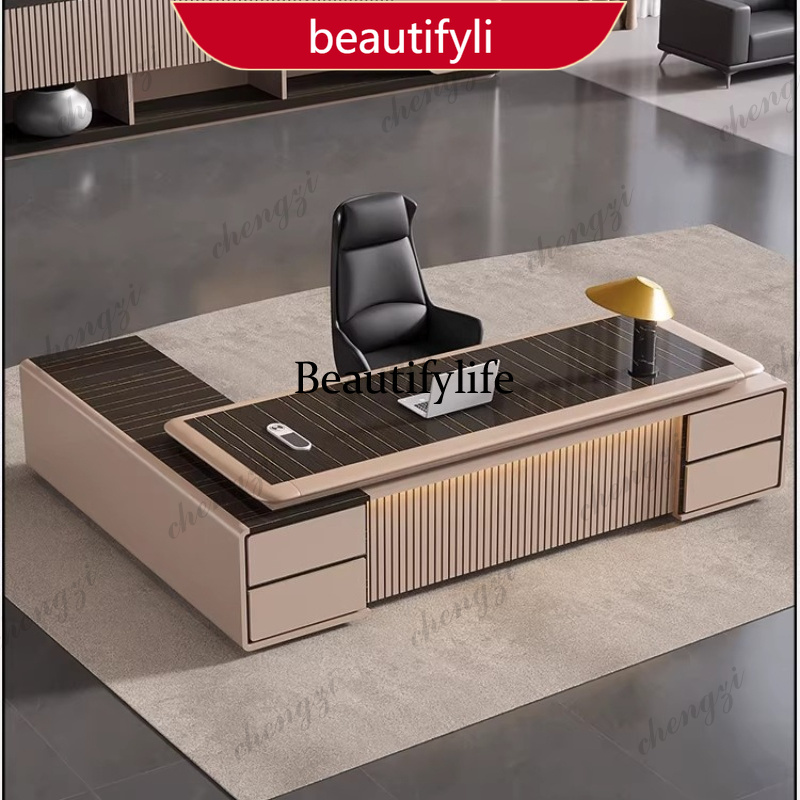 Office Furniture Filing Cabinets - A45 luxe computerbureau staand L-vormig schrijftafel
