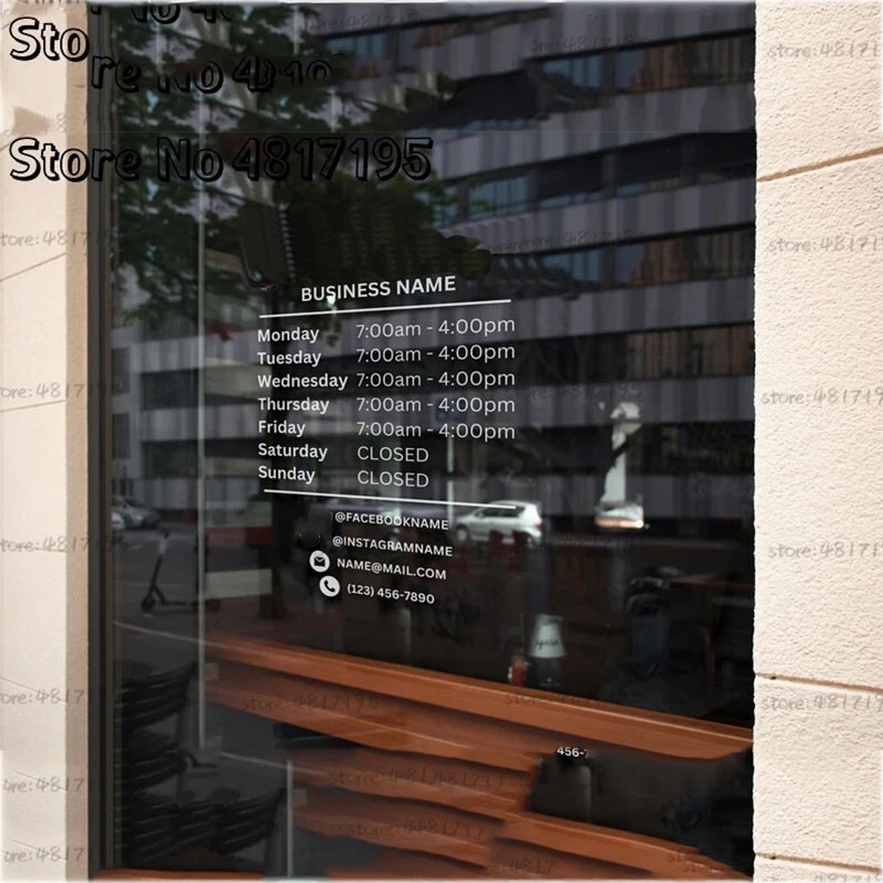 Office Furniture Store - Openingstijden Met Aangepaste Bedrijfslogo Winkel Aangepaste
