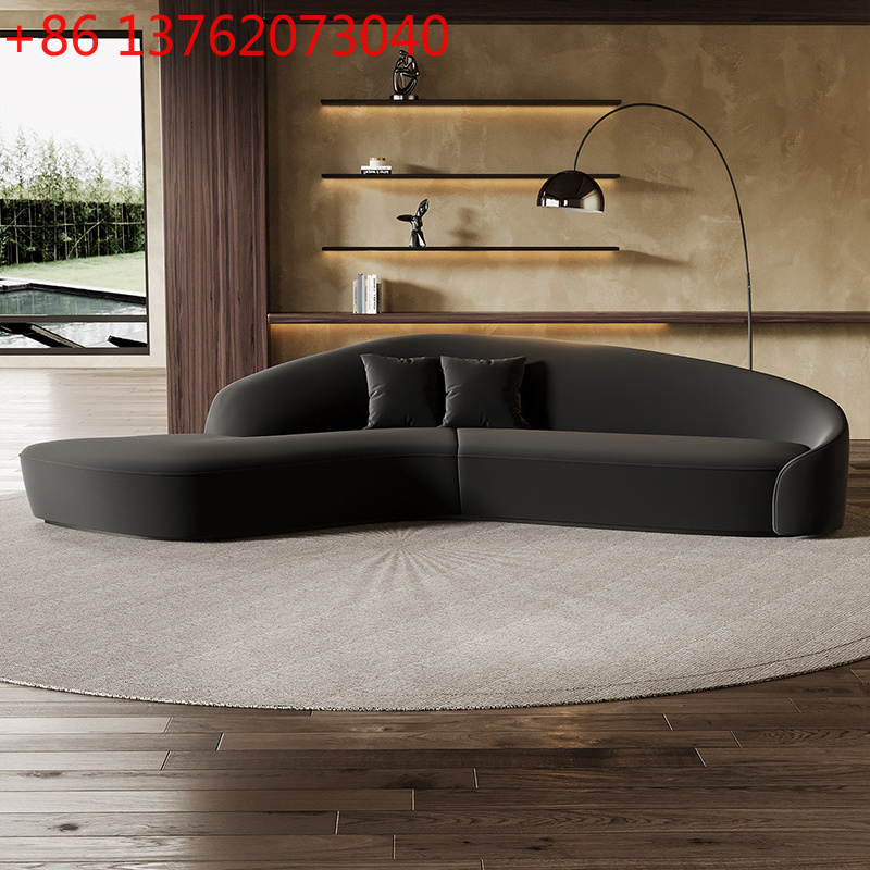 Office Furniture Luxury - Italiaanse luxe gebogen loungesofa Scandinavisch hotel