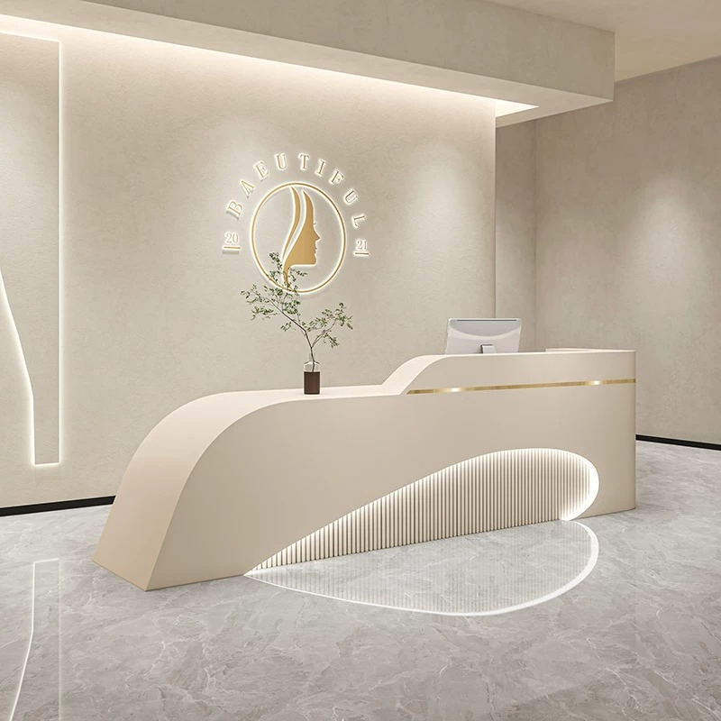 Office Furniture Store - Nordic High-end schoonheidssalon Receptie Moderne kunst