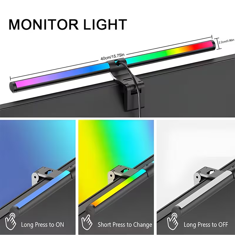 LED-monitorlichtbalk 30cm 40cm - Adjustable Monitor Mount recensie en prijs
