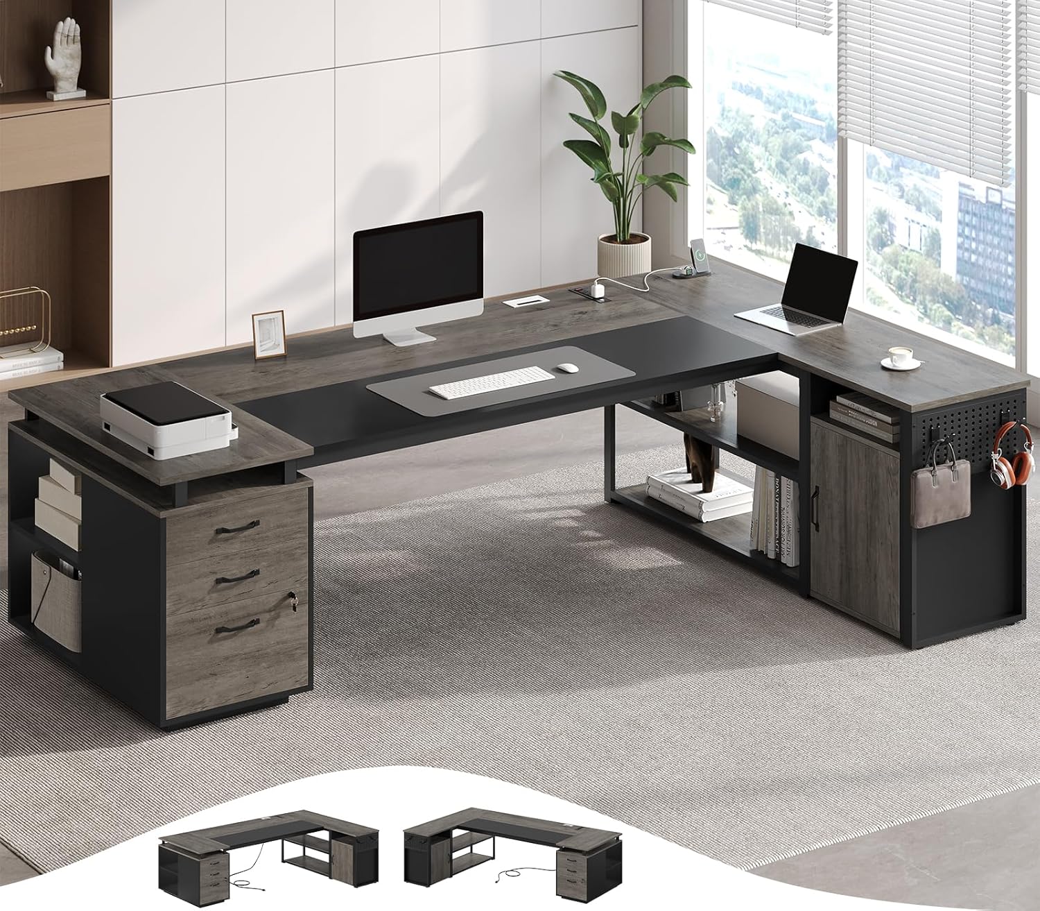 78 inch directiebureau met afs - Office Furniture Filing Cabinets recensie en prijs