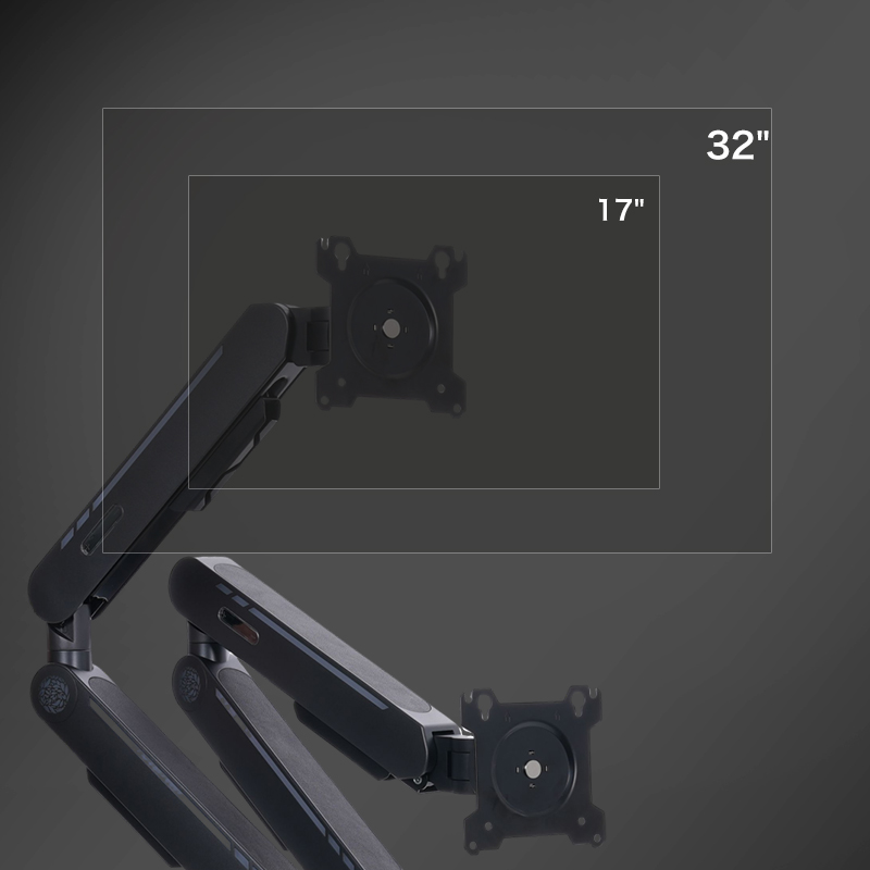 Nieuwe aanwinst gasveer bureau - Adjustable Monitor Mount recensie en prijs