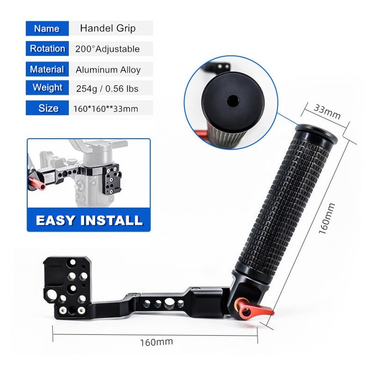 Voor DJI Ronin S SC RSC2 Gimba - Adjustable Monitor Mount recensie en prijs