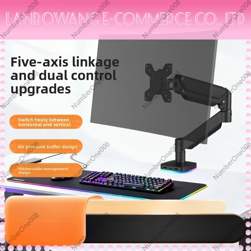 Monitorarm met Type C USB-inte - Adjustable Monitor Mount recensie en prijs